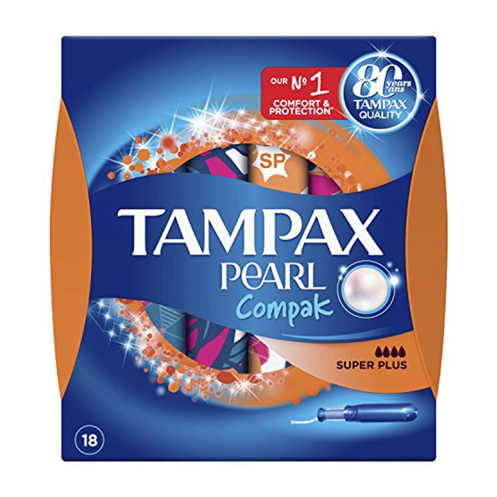 Tampax - Tampon 'Pearl Compak' - Super Plus 16 Pièces
