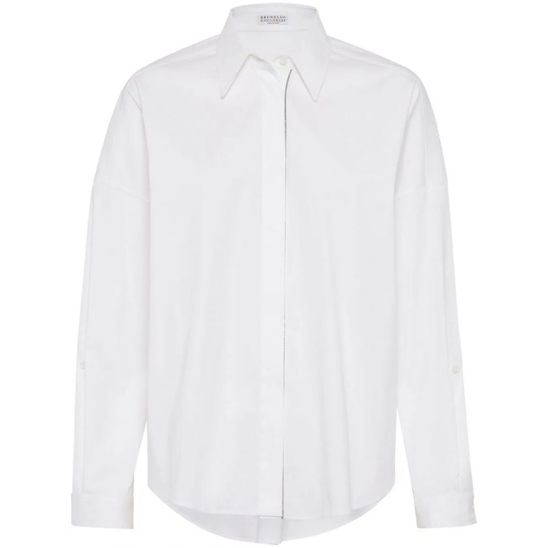Brunello cucinelli - Chemise 'Bead-Embellished' pour Femmes