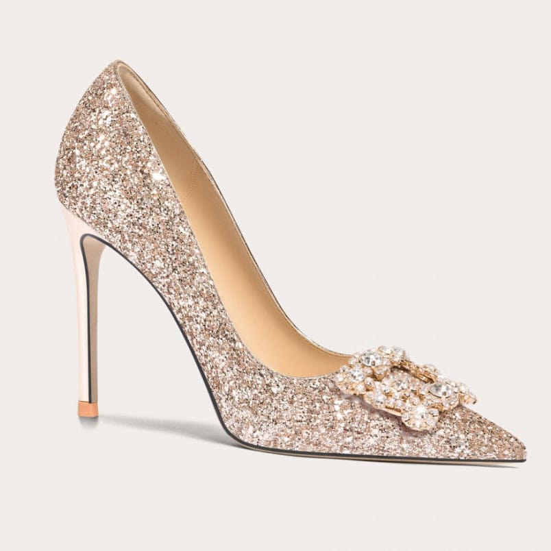 Lily wei - Escarpins 'French Sequin High Heels' pour Femmes