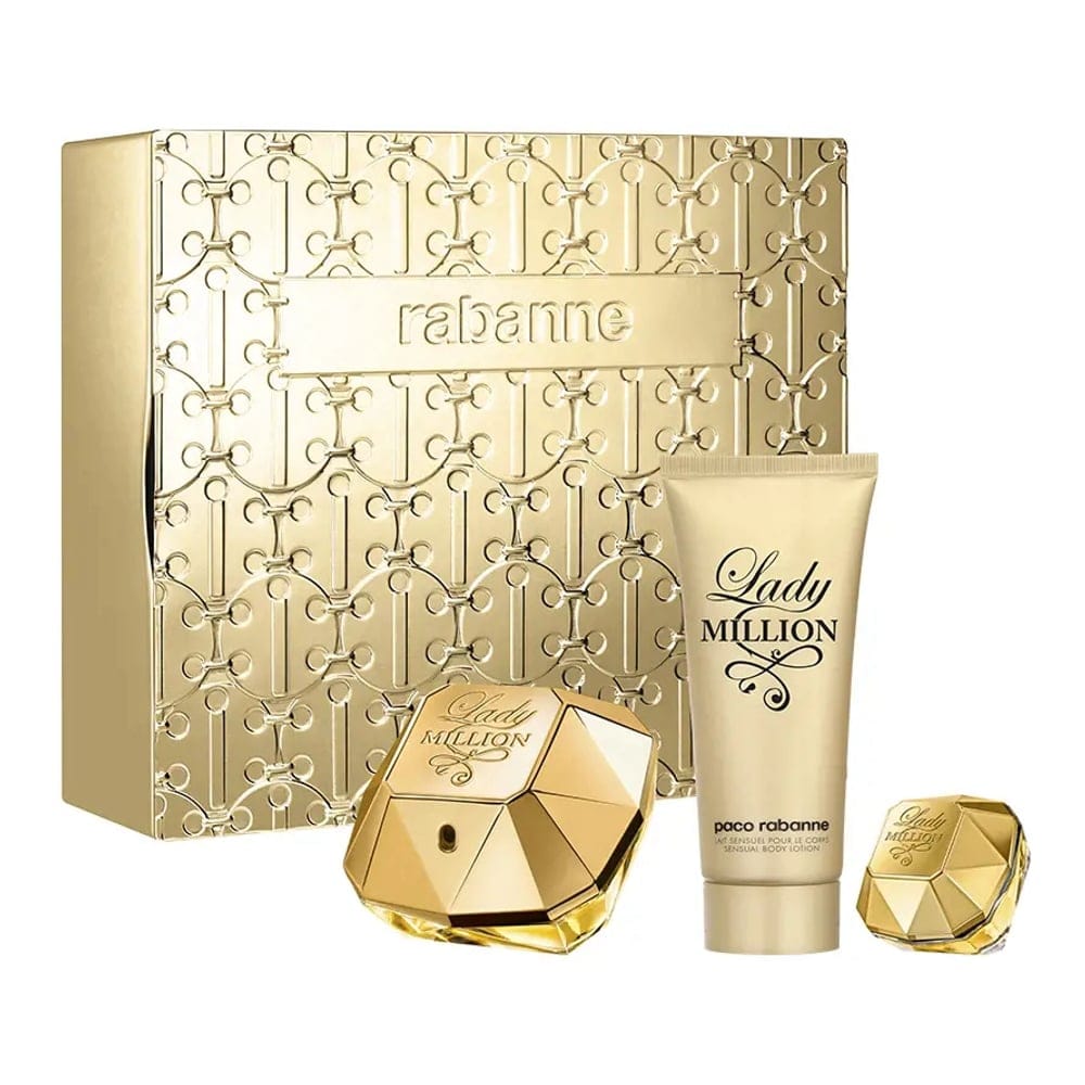 Paco Rabanne - Coffret de parfum 'Lady Million' - 3 Pièces