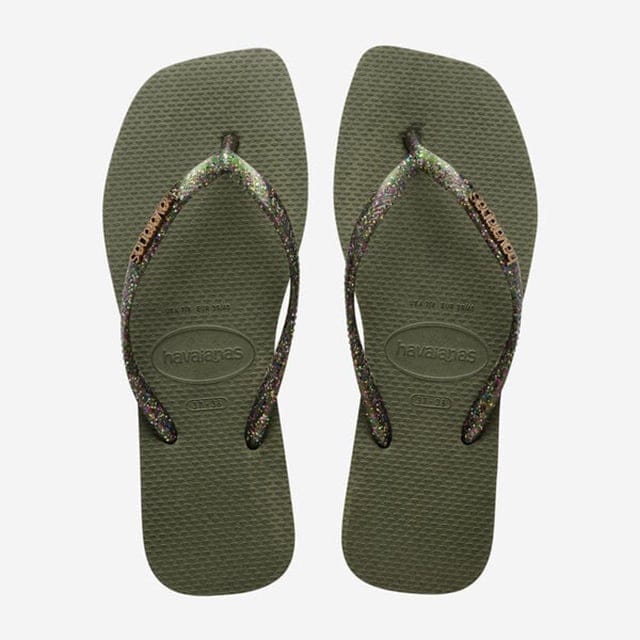 Havaianas - Slim Square Logo Metallic