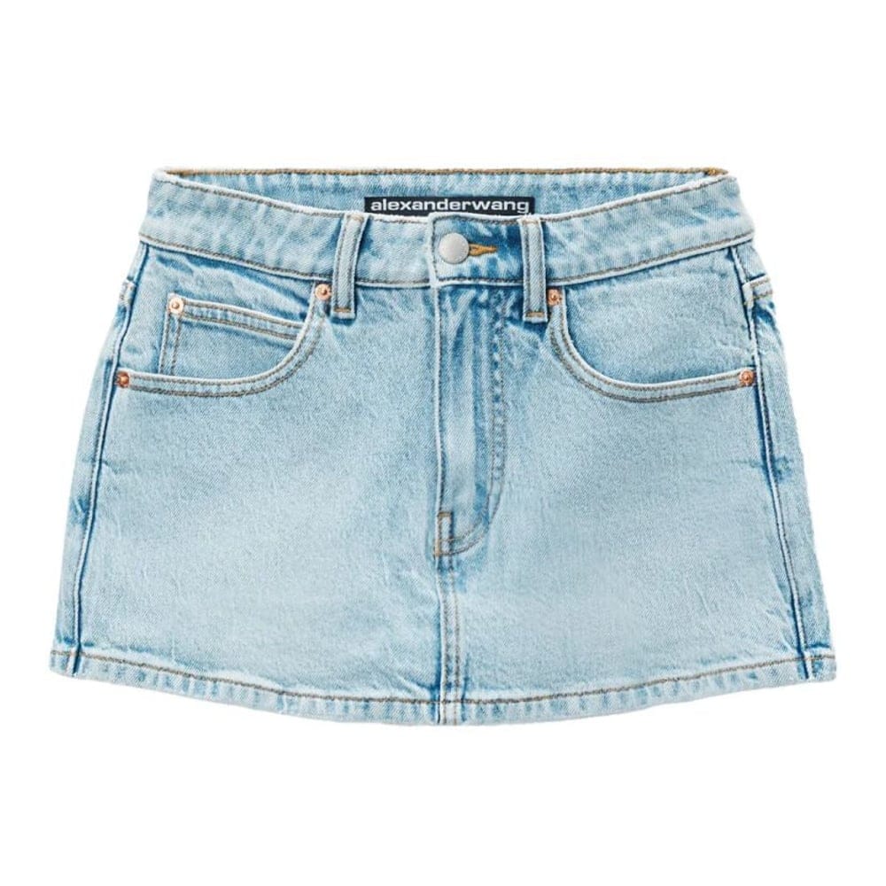 Alexander wang - Jupe en Jean 'Mid-Rise' pour Femmes