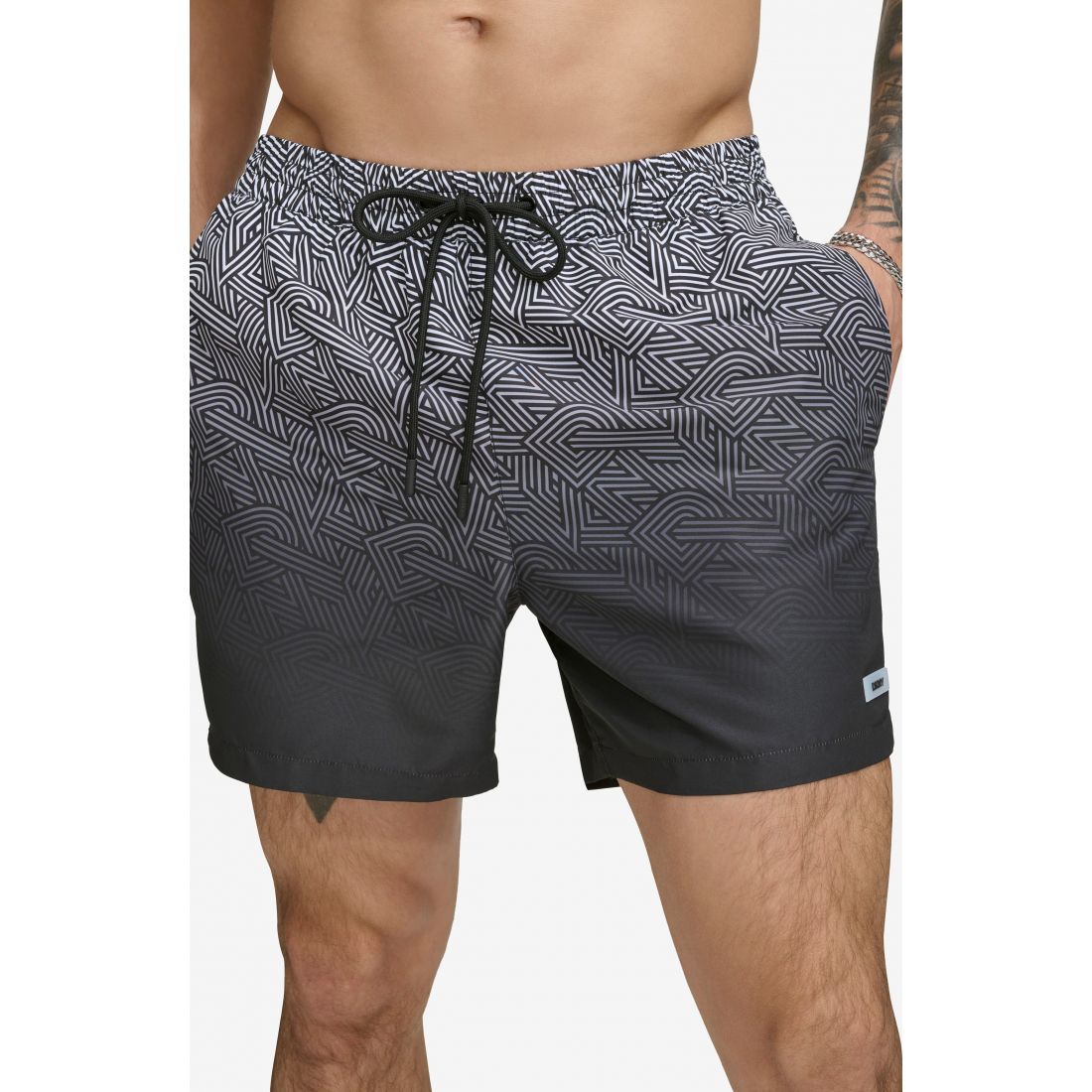 Dkny - Short de bain 'Ombré Crosswalk' pour Hommes