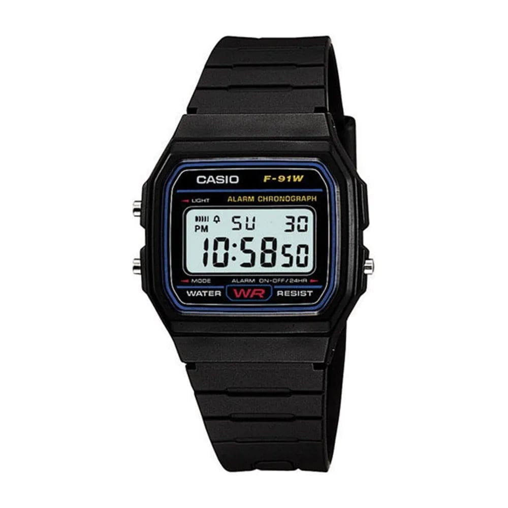 Casio - Montre 'F-91W-1CR' pour Hommes