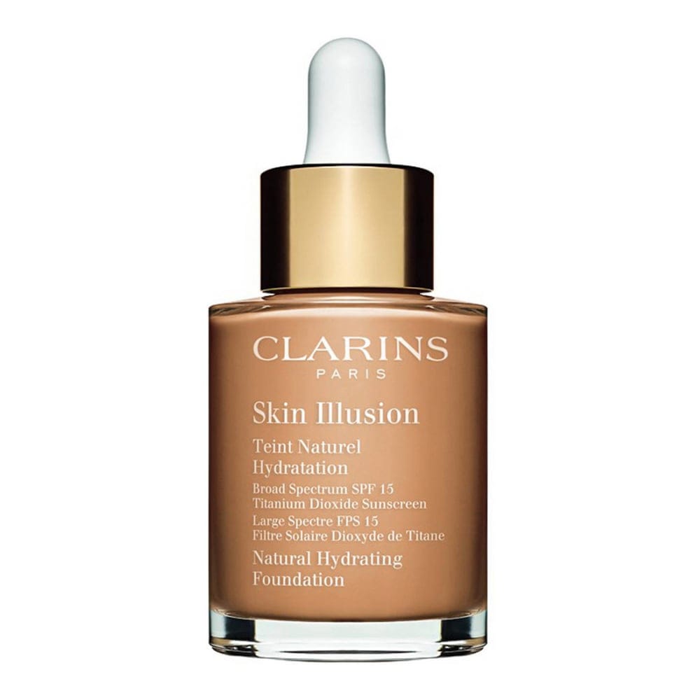 Clarins - Fond de teint 'Skin Illusion Natural Hydrating SPF15' - 112 Amber 30 ml