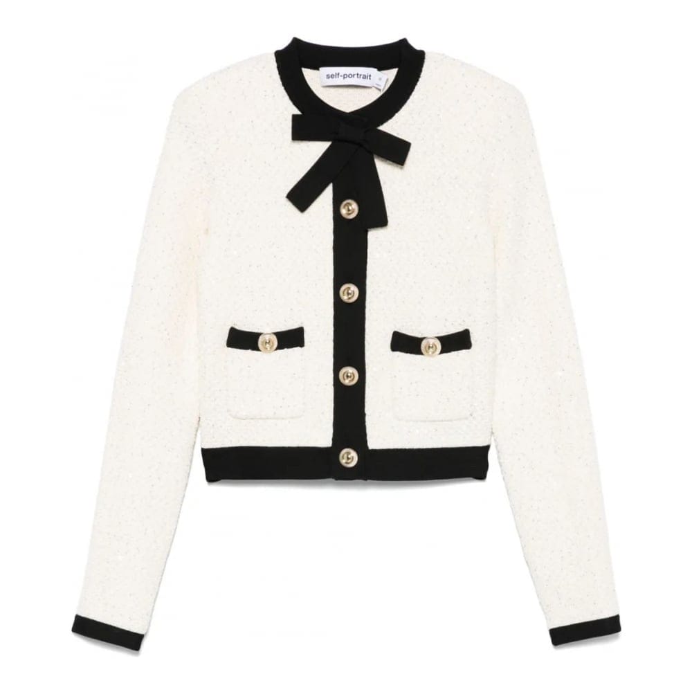 Self portrait - Cardigan 'Sequin-Embellished' pour Femmes