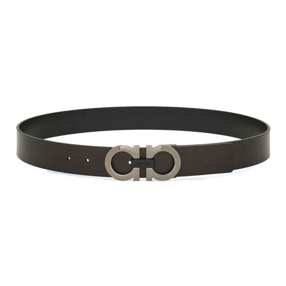 Ferragamo - Ceinture 'Reversible Gancini' pour Hommes