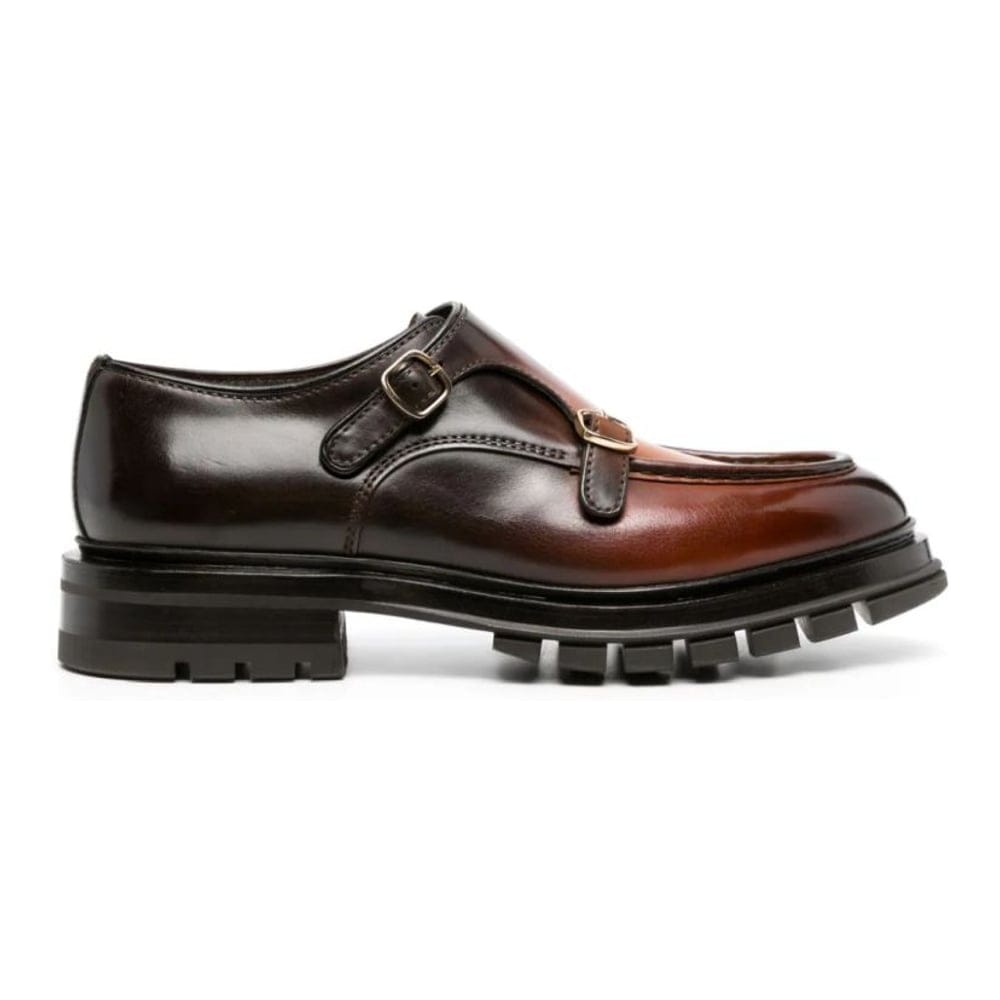 Santoni - Mocassins 'Double-Buckle' pour Hommes