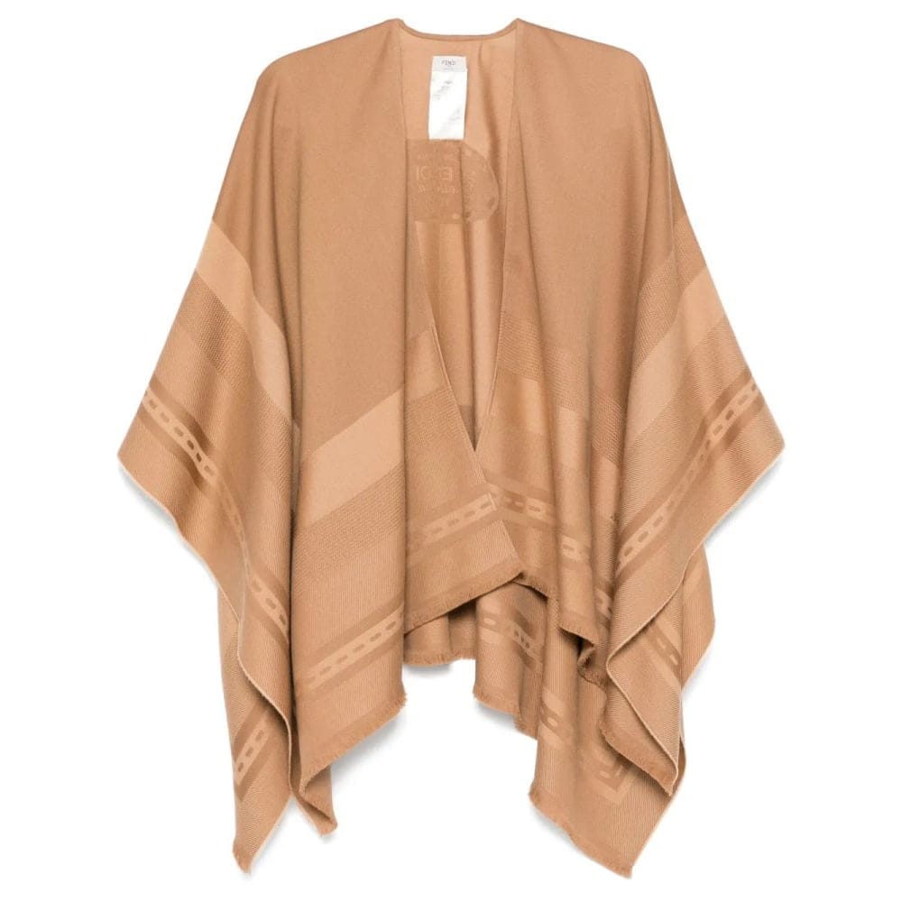 Fendi - Poncho 'Jacquard' pour Femmes