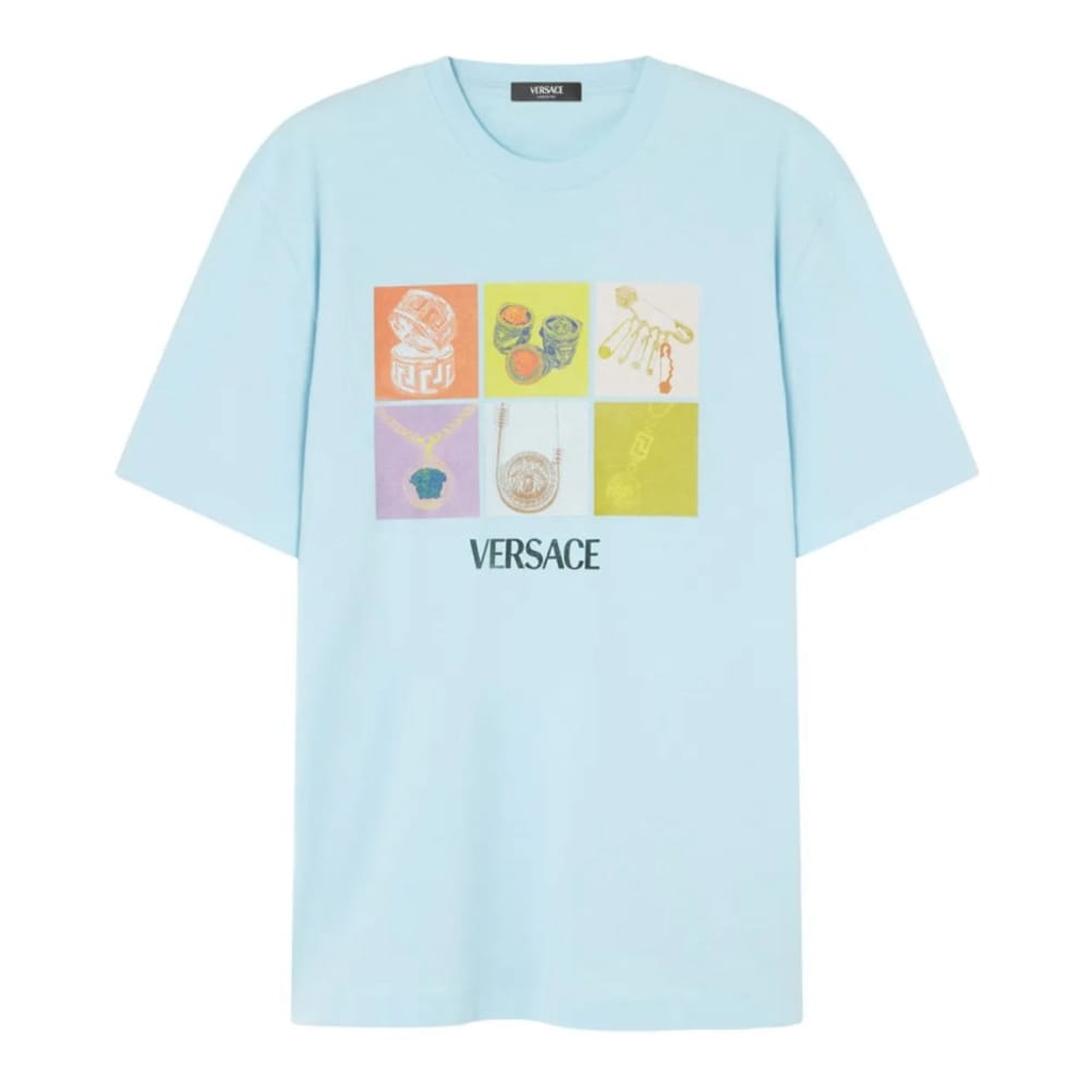 Versace - T-shirt 'Graphic-Print' pour Hommes