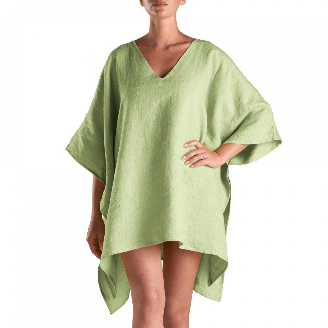 Biancoperla - Stella, Caftan En Lin