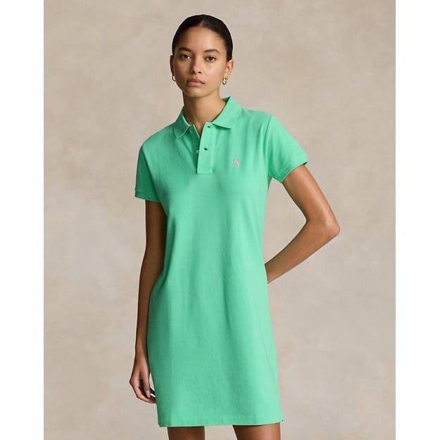 Polo ralph lauren - 'Cotton Mesh Polo Dress' pour Femmes