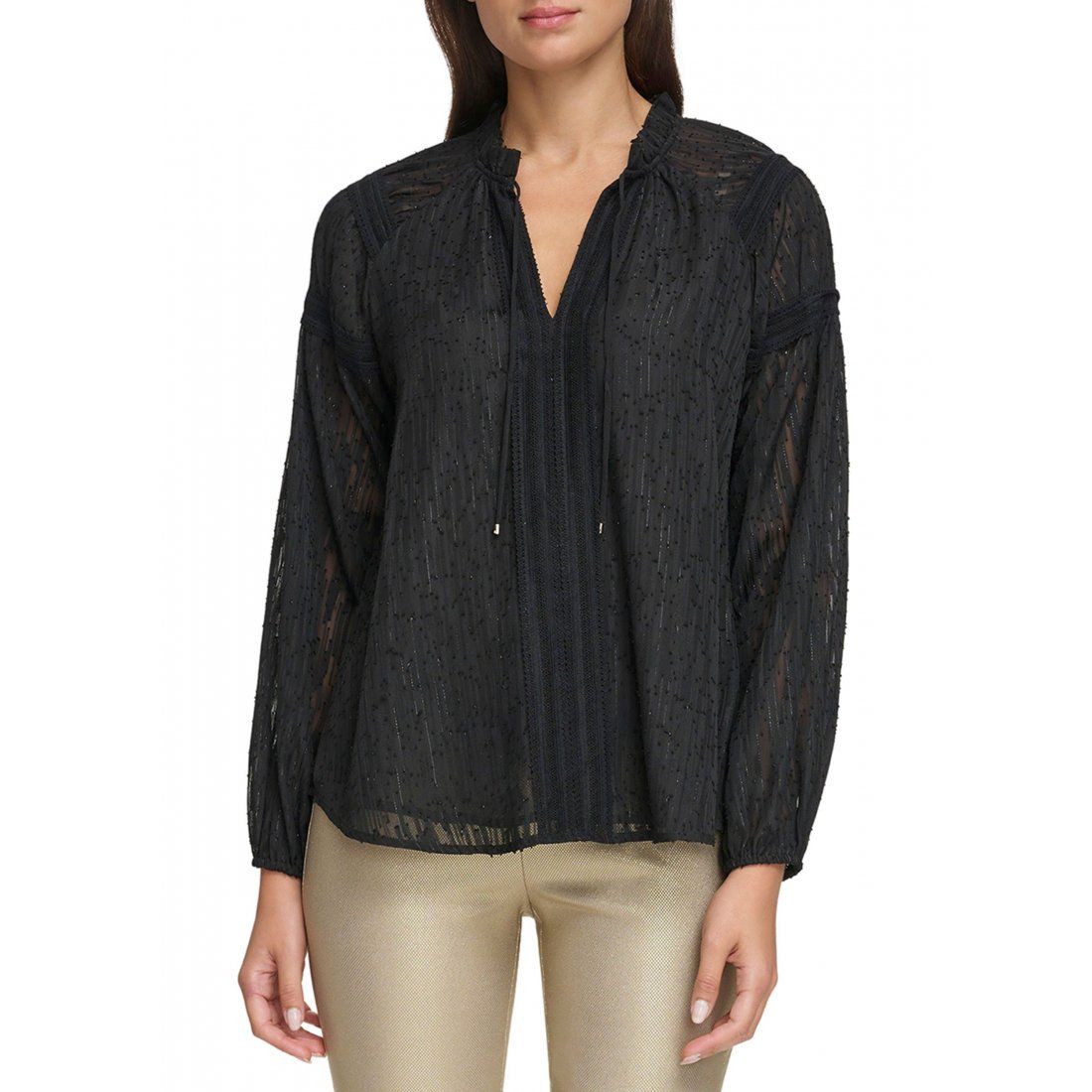 Tommy hilfiger - Blouse à manches longues 'Lurex® Tunic' pour Femmes