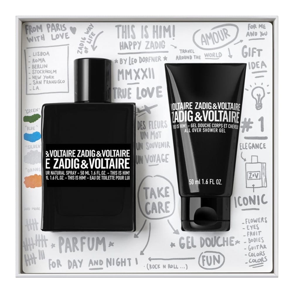 Zadig & voltaire - Coffret de parfum 'This is Him!' - 2 Pièces
