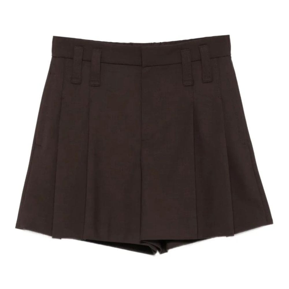 Brunello cucinelli - Short 'Pleated Tailored' pour Femmes