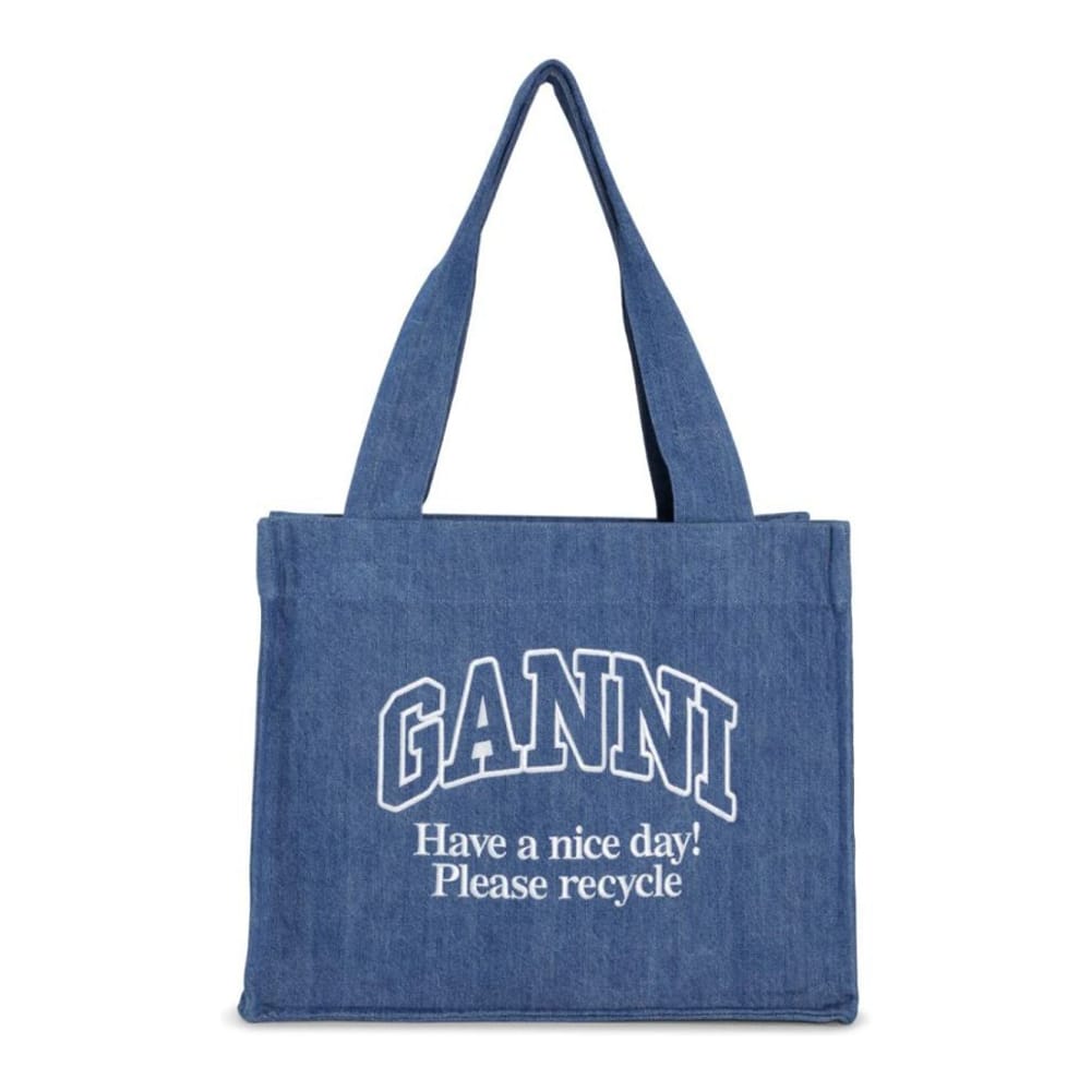 Ganni - Sac à bandoulière 'Logo-Embroidered' pour Femmes