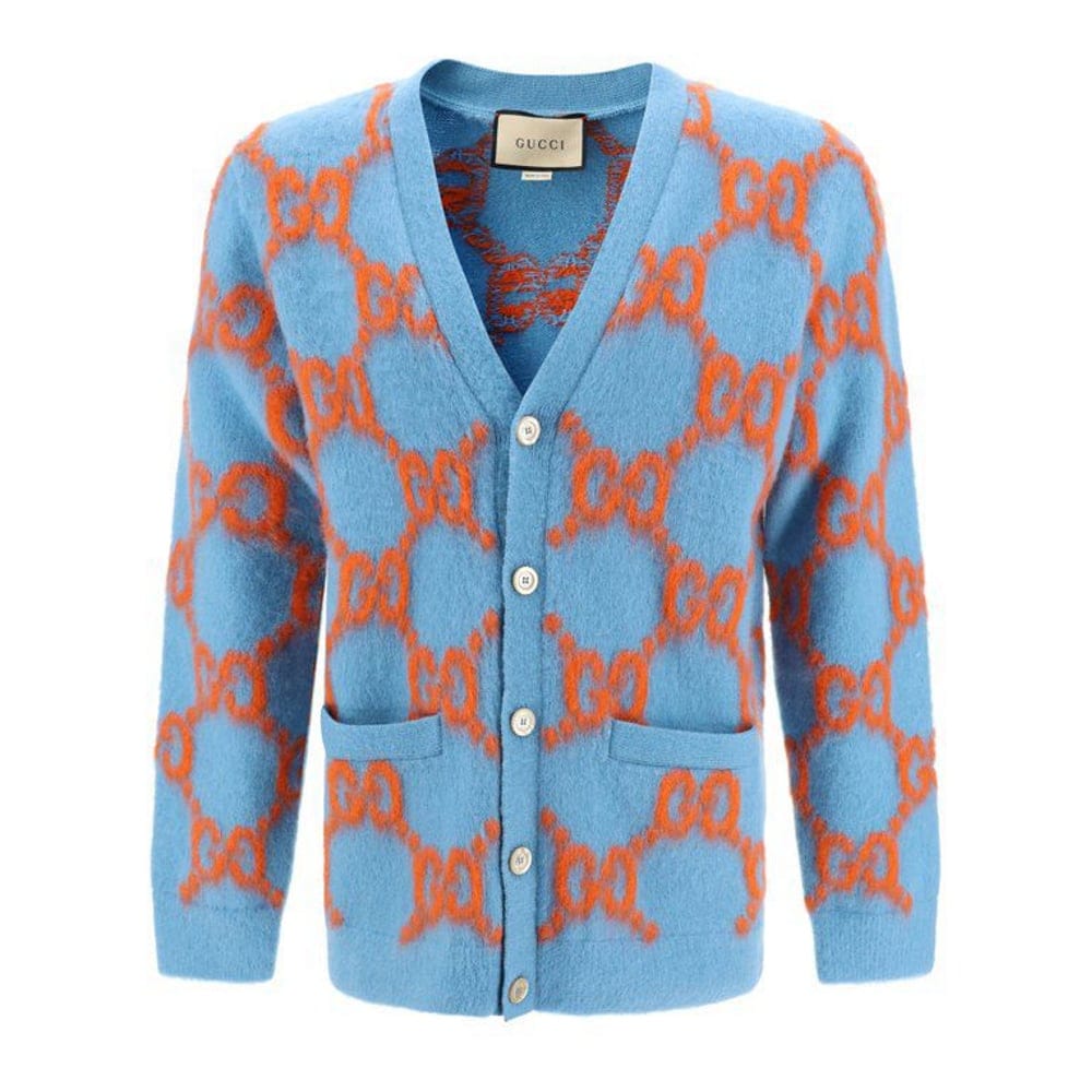Gucci - Cardigan 'GG Intarsia Knit' pour Hommes