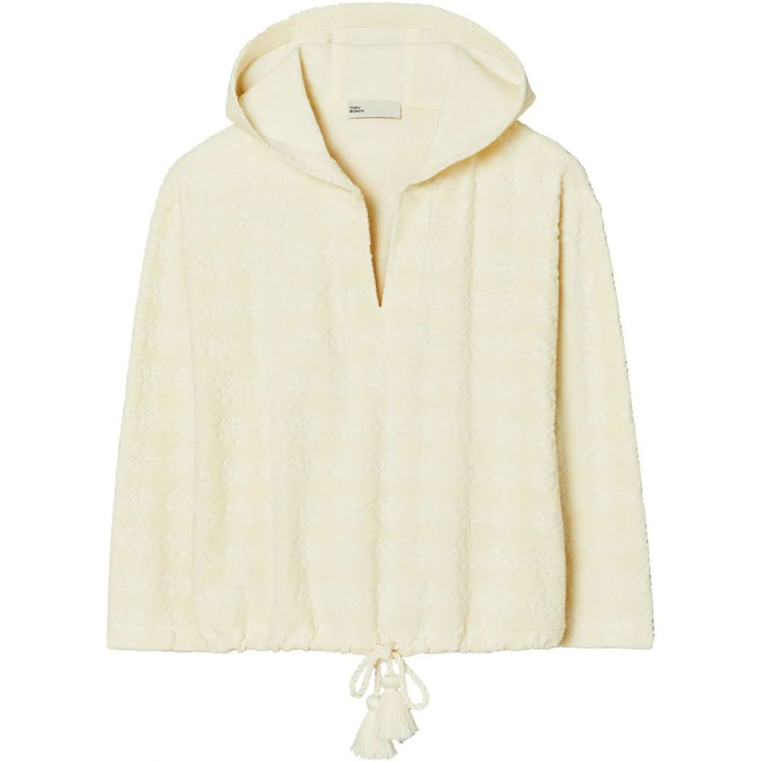 Tory burch - Sweatshirt à capuche  'Logo-Jacquard Terry' pour Femmes