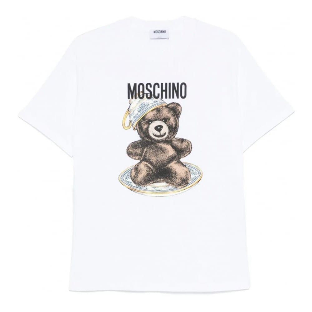 Moschino - T-shirt 'Logo-Print' pour Femmes