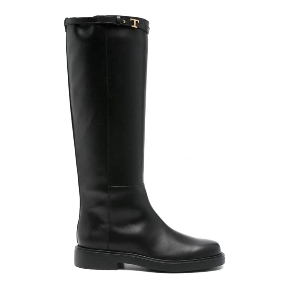 Tod's - Bottes 'T-Buckle Knee-High' pour Femmes