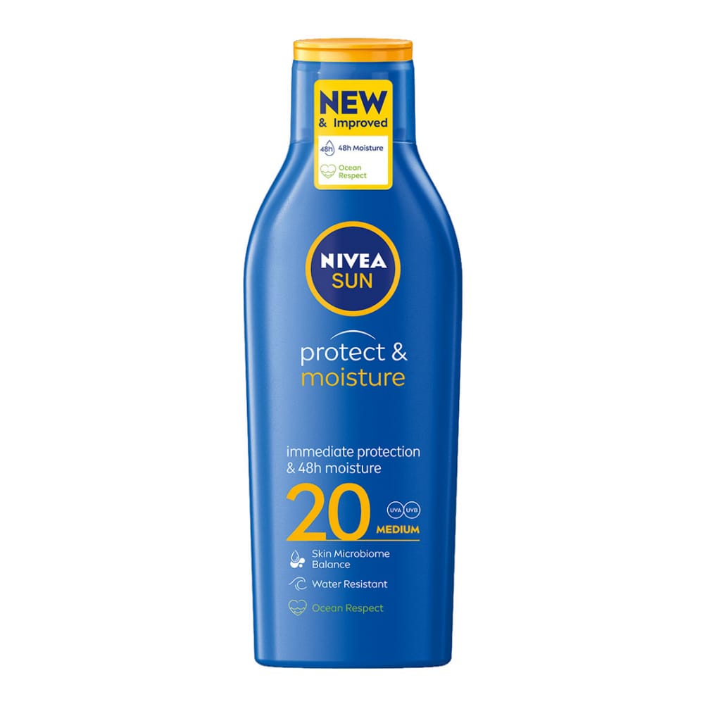 Nivea - Lait solaire 'Sun Protect & Moisture SPF20' - 400 ml