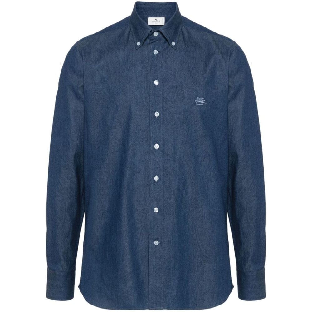 Etro - Chemise en Jean 'Paisley Washed' pour Hommes