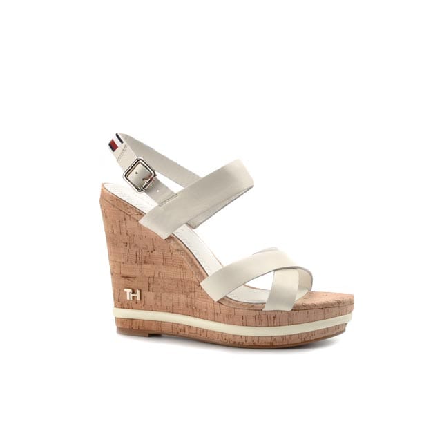Tommy Hilfiger - Corporate Leather Wedge Sandal