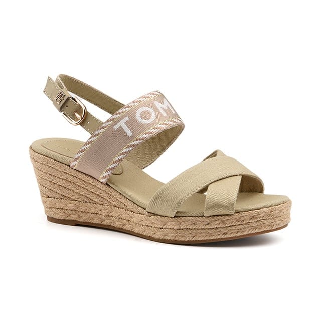 Tommy hilfiger - SEASONAL WEBBING MID WEDGE