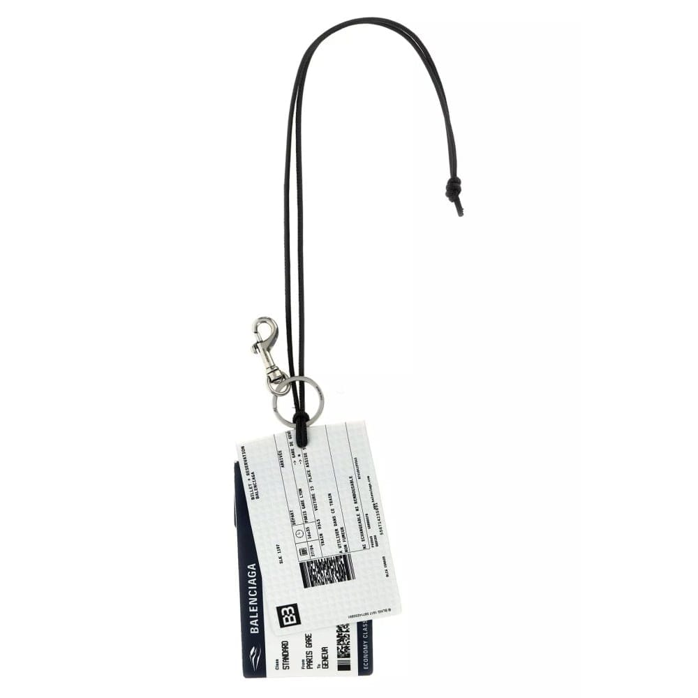 Balenciaga - Porte-clés 'Train Ticket' pour Hommes