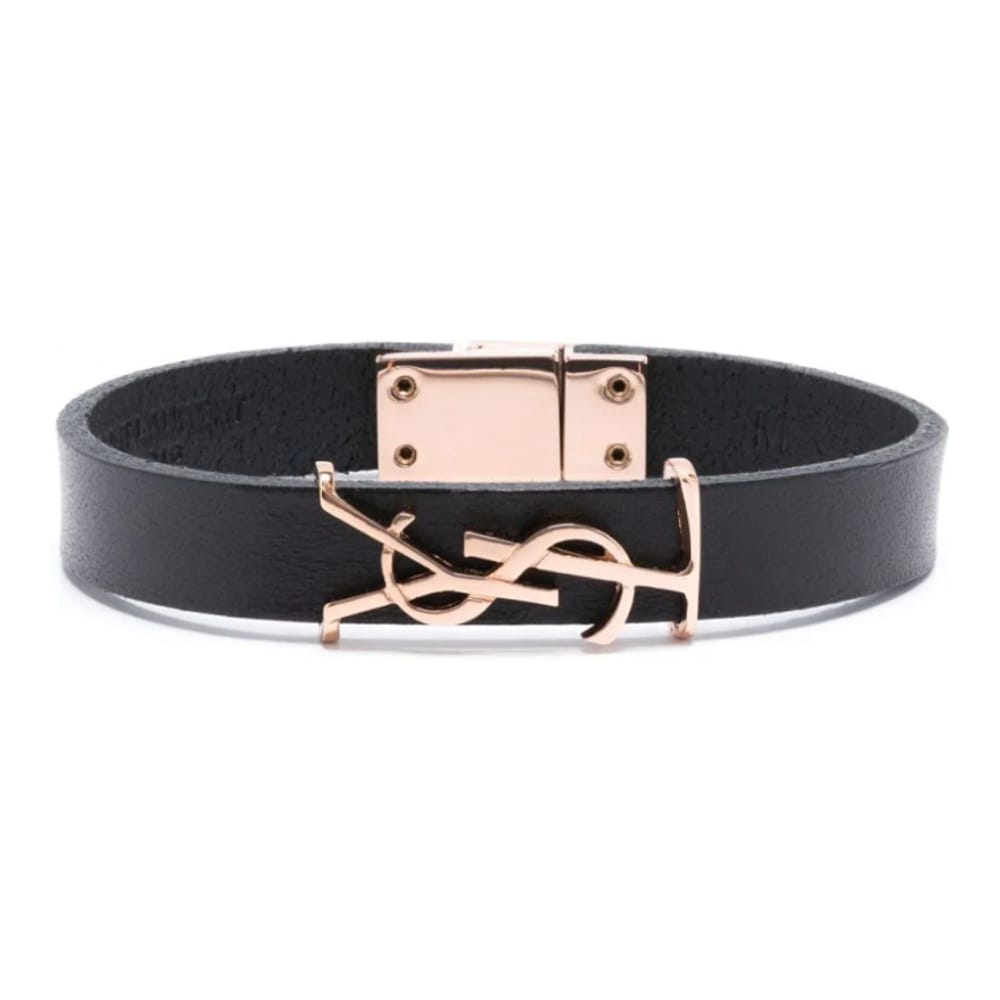 Saint laurent - "Bracelet 'Logo-Plaque' pour Femmes"