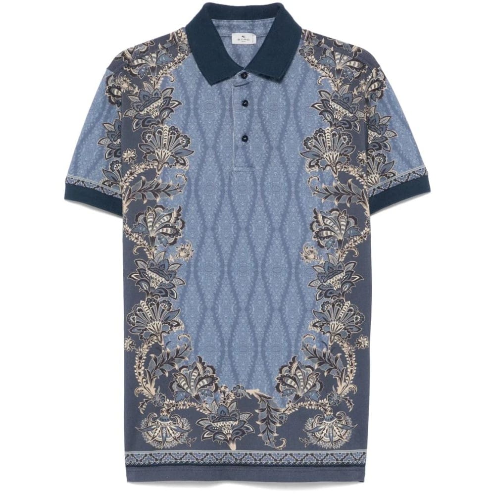 Etro - Polo 'Paisley-Print' pour Hommes