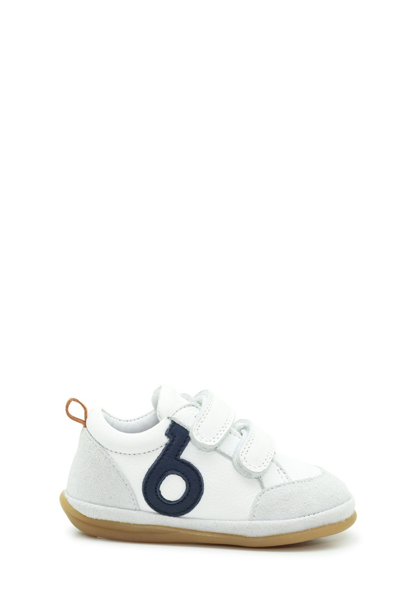 Benjie - Myrtille logo  Premiers pas Blanc Bleu marine