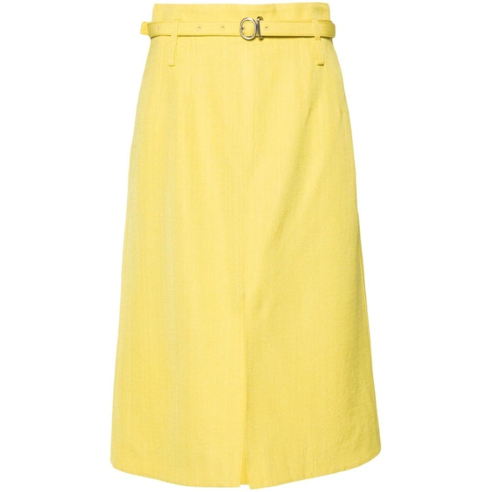 Jil sander - Jupe Midi 'Belted' pour Femmes