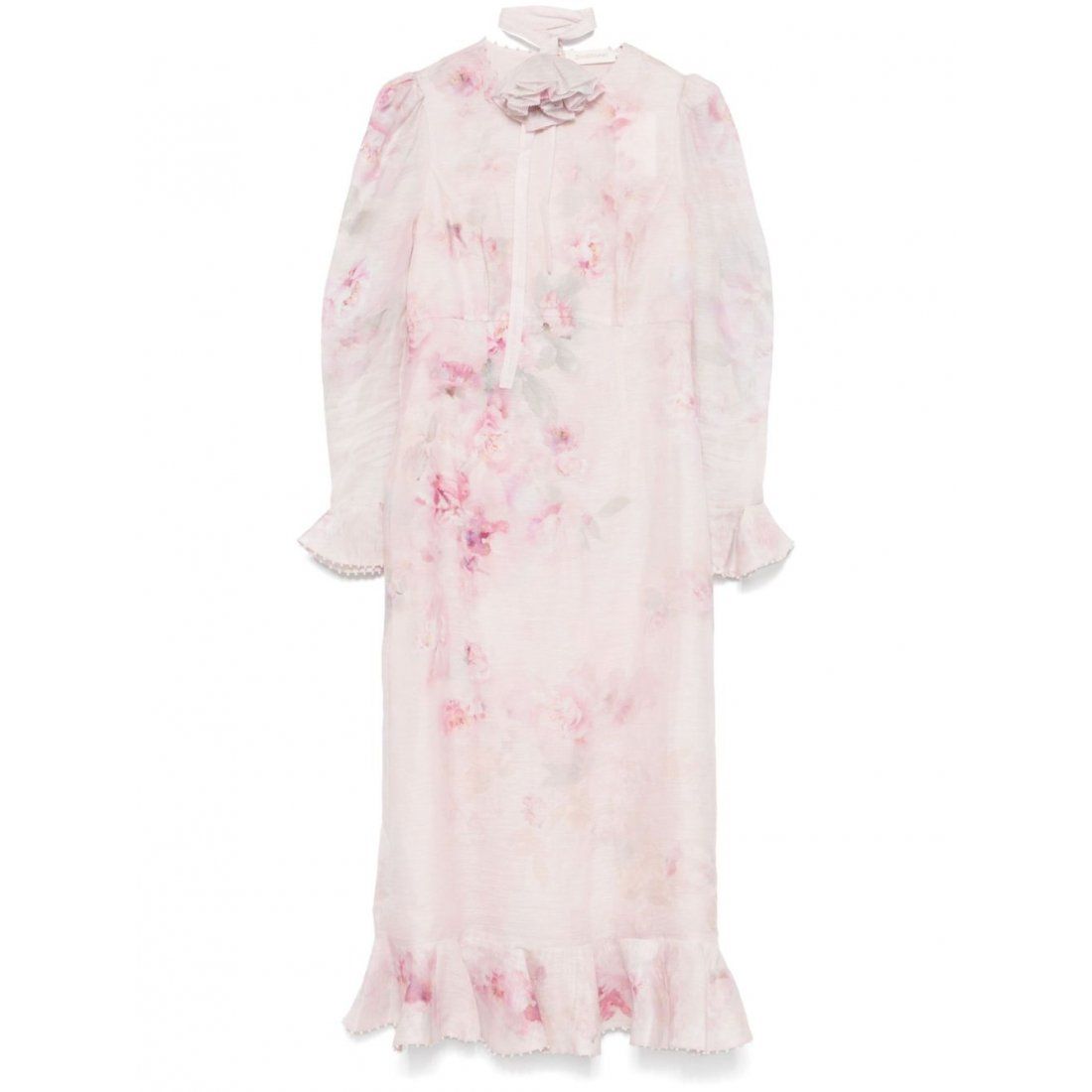 Zimmermann - Robe Midi 'Crush Flower' pour Femmes