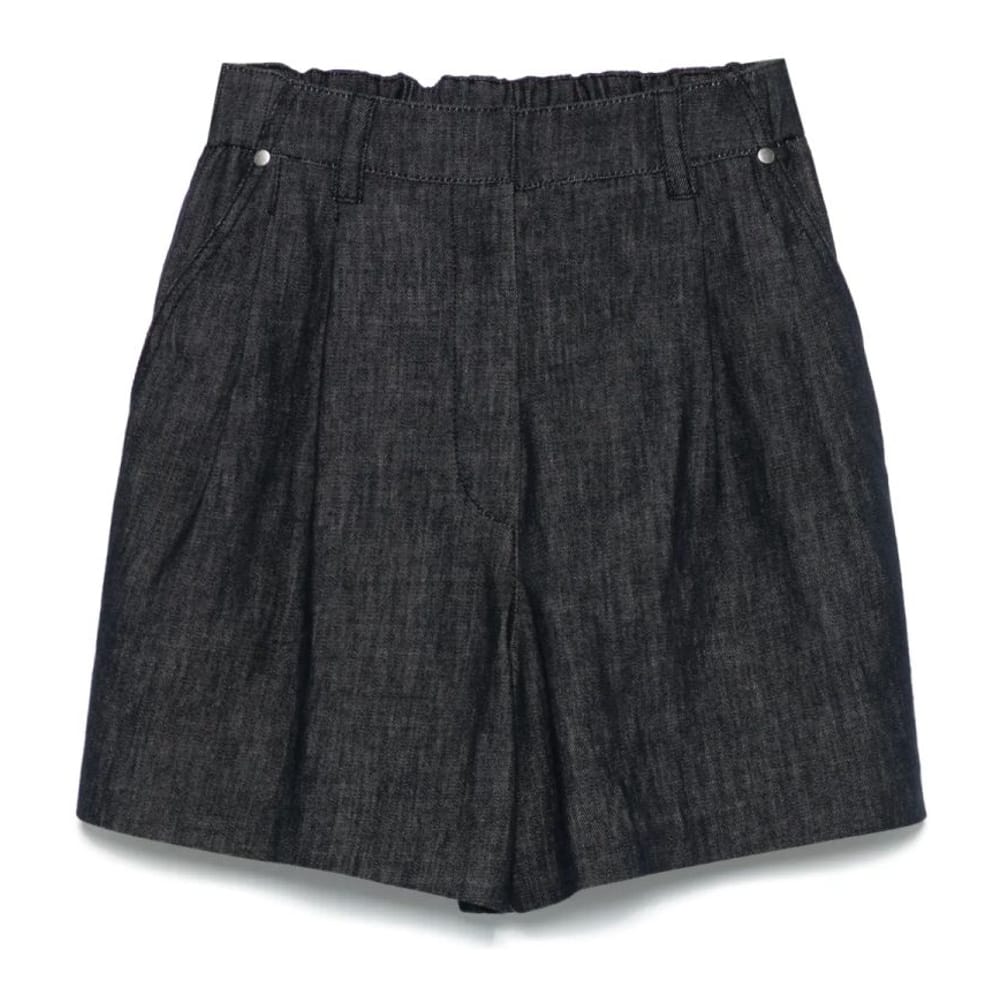 Brunello cucinelli - Short 'Pleat-Detail' pour Femmes