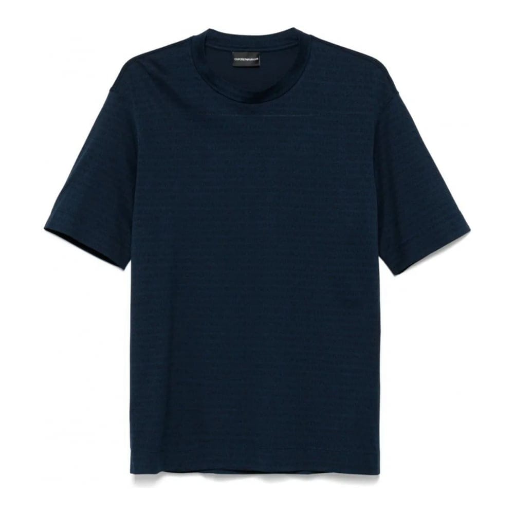Emporio armani - T-shirt 'Logo-Jacquard' pour Hommes