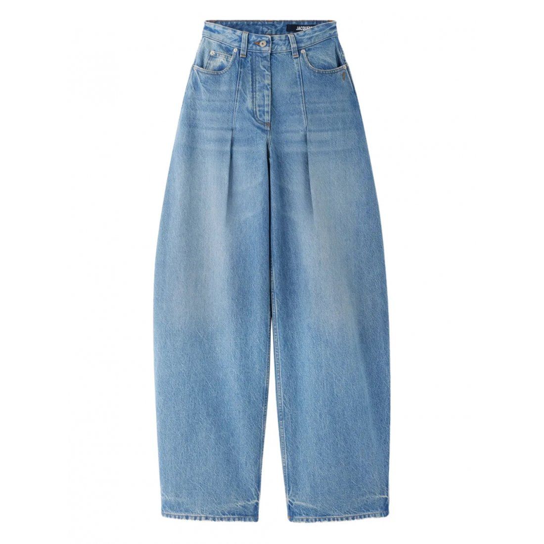 Jacquemus - Jeans 'Le De-Nîmes Ovalo Pleated' pour Femmes