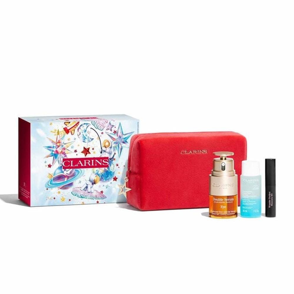 Clarins - Set de soins des yeux 'Programme Double Serum Eye' - 4 Pièces