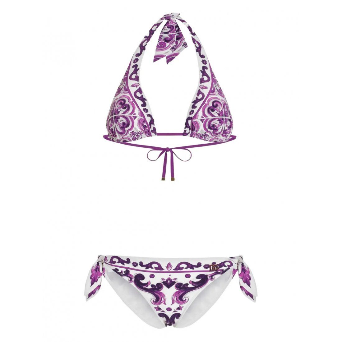 Dolce&gabbana - Ensemble bikini 'Maiolica-Print' pour Femmes