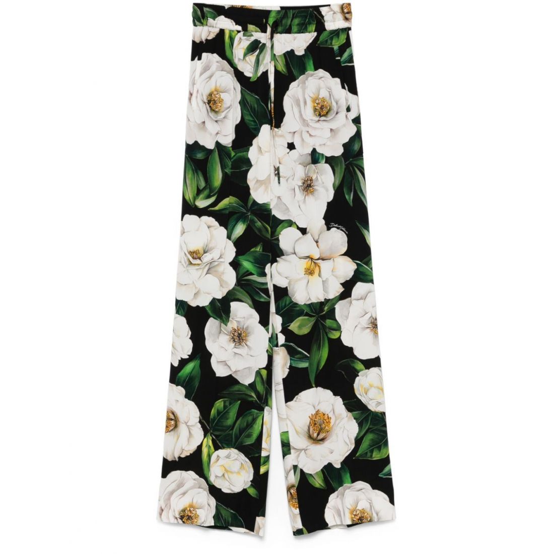 Dolce&gabbana - Pantalon 'Floral-Print' pour Femmes