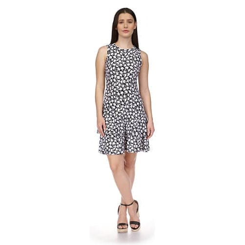 Michael michael kors - 'Sleeveless Floral Flounce Dress' pour Femmes