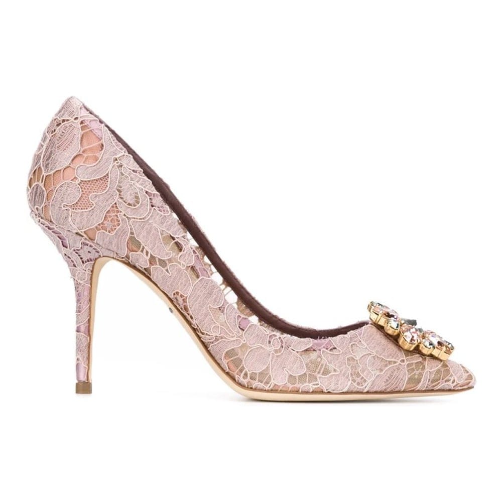 Dolce&gabbana - Escarpins 'Rainbow Lace Brooch-Detail' pour Femmes