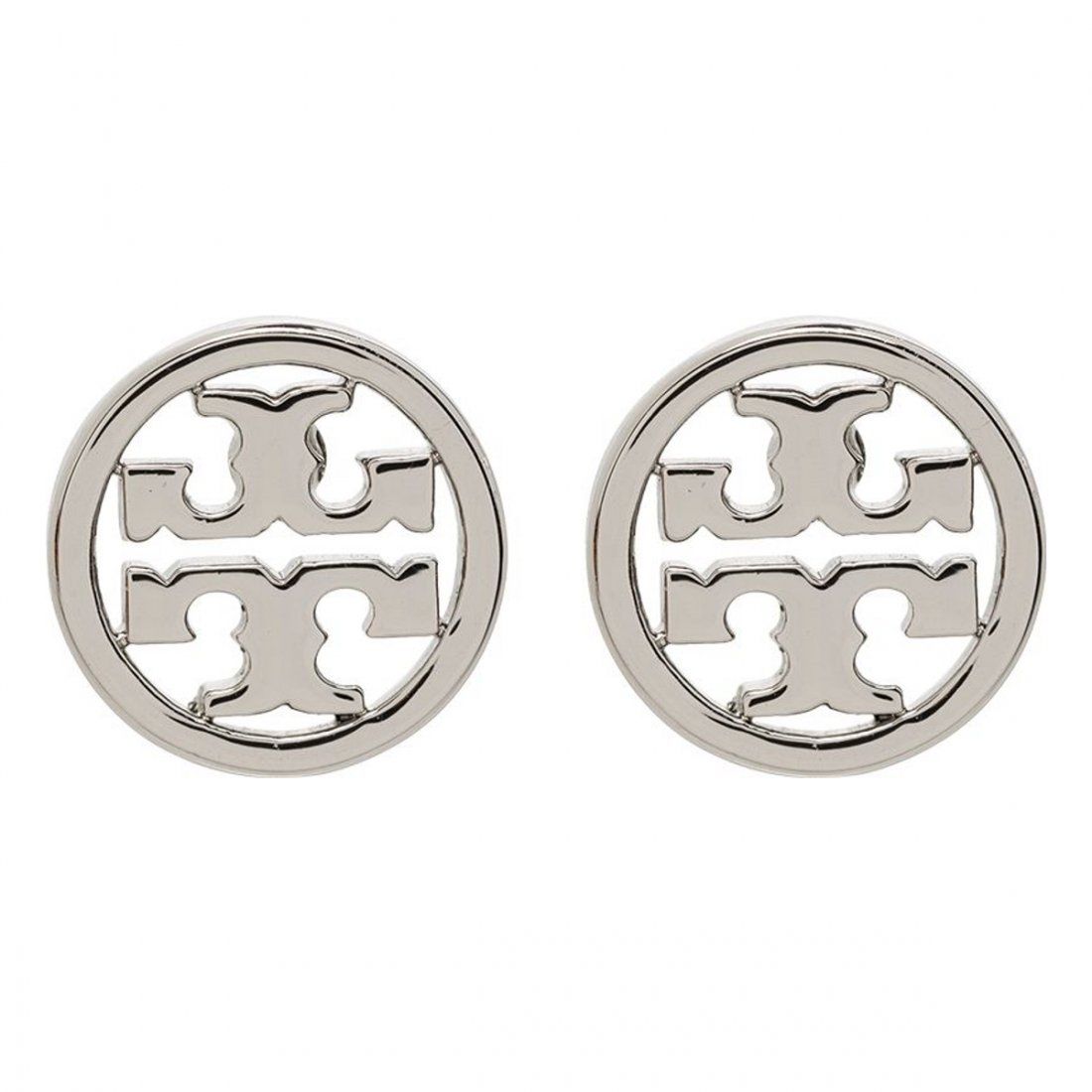 Tory burch - Boucles d'oreilles 'Miller Double T Stud' pour Femmes