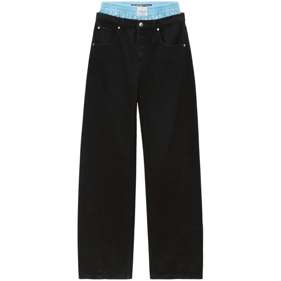 Alexander wang - Jeans 'Layered Wide-Leg' pour Femmes