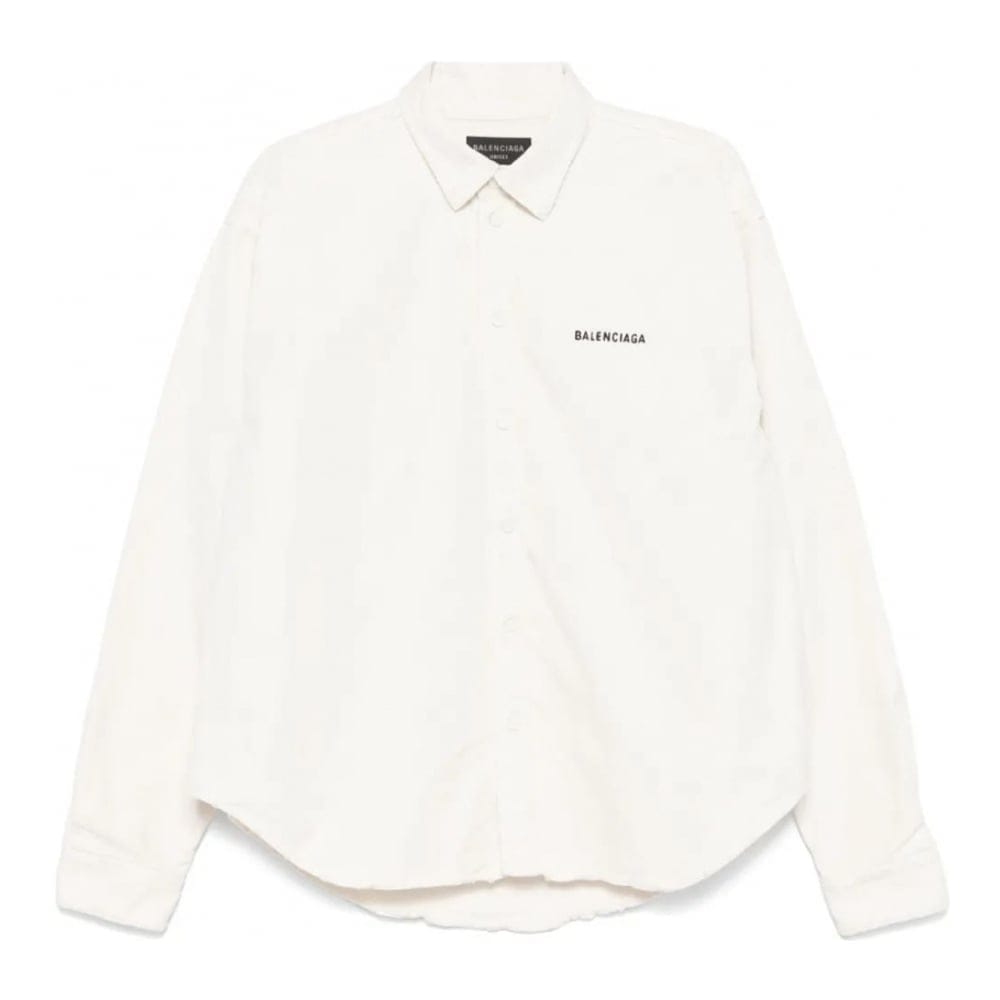Balenciaga - Chemise 'Embroidered-Logo' pour Femmes