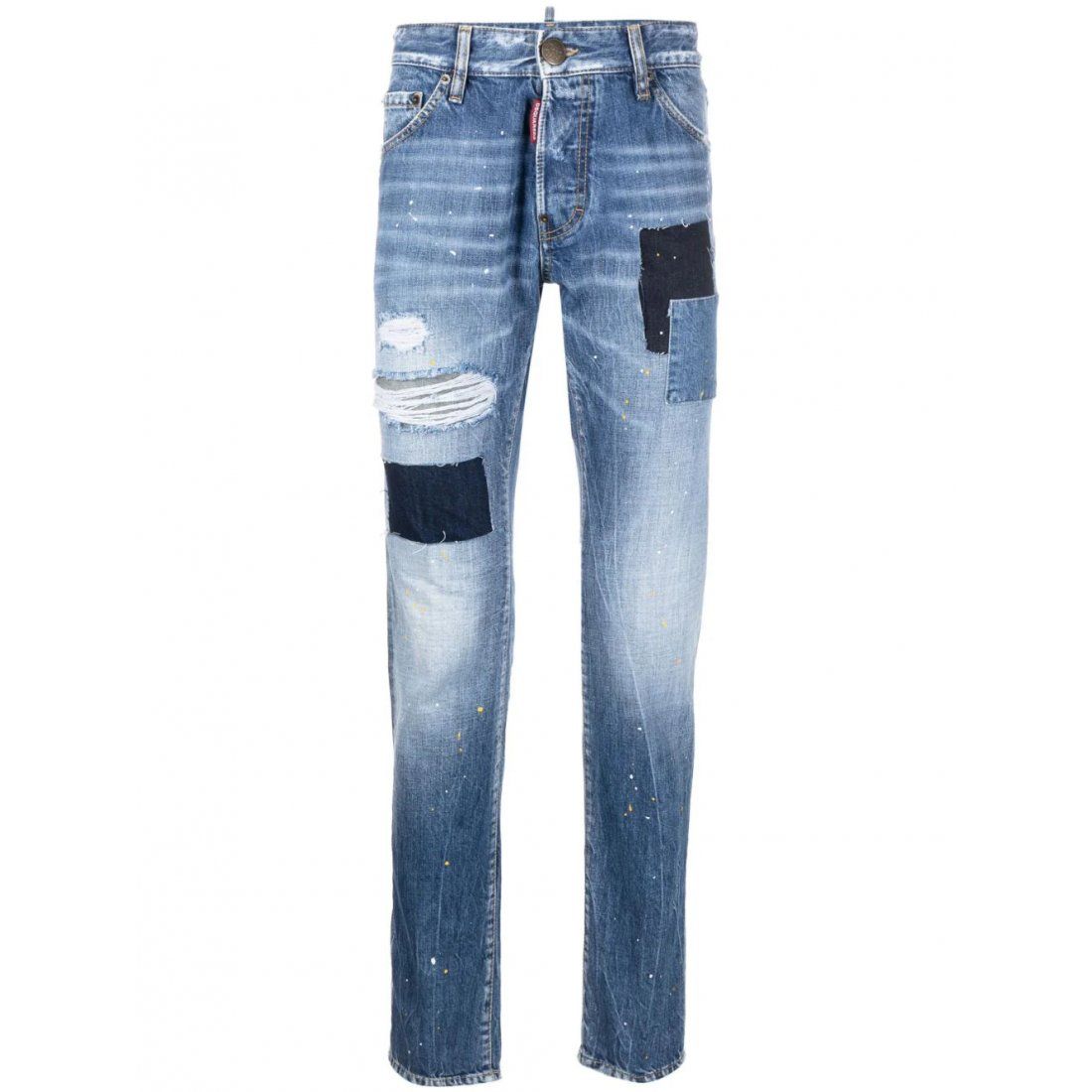 Dsquared2 - Jeans 'Patchwork' pour Hommes
