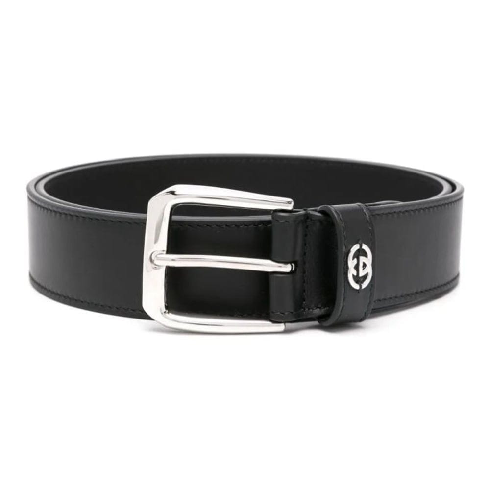 Gucci - Ceinture 'Interlocking G-Plaque' pour Hommes