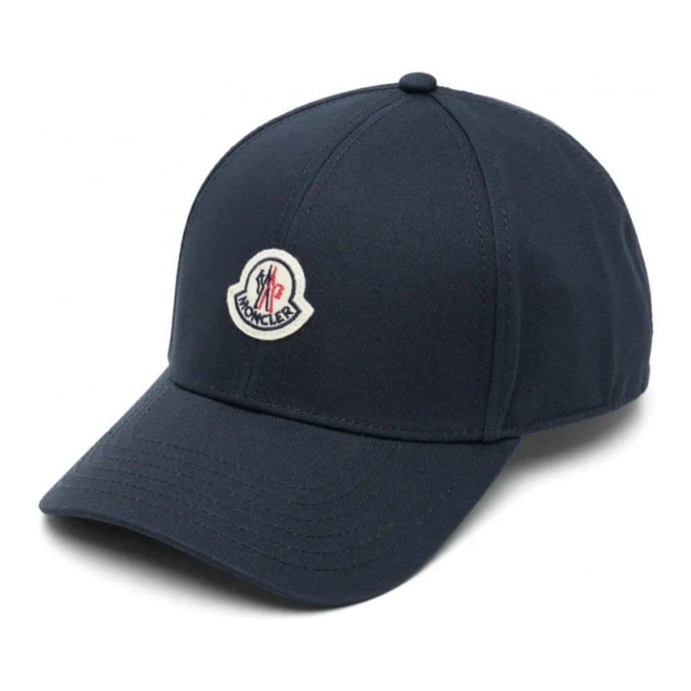 Moncler - Casquette 'Logo-Appliqué' pour Hommes