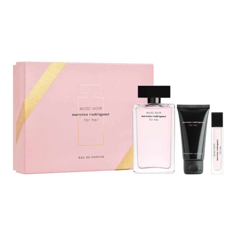 Narciso Rodriguez - Coffret de parfum 'For Her Musc Noir' - 3 Pièces