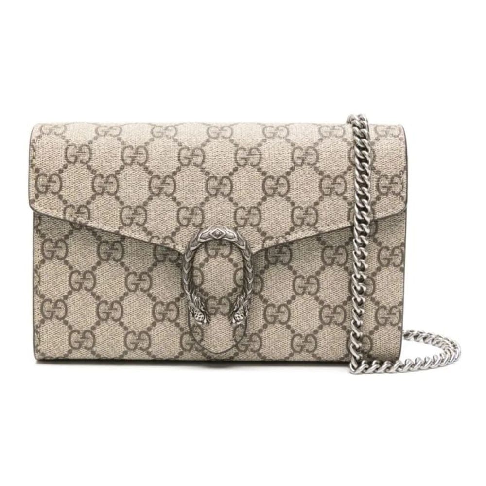Gucci - Portefeuille avec chaîne 'Dionysus GG Supreme' pour Femmes
